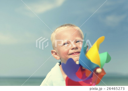 Turbine Paper Beach Carefree Playing Wind Concept Turbine Paper Beach Carefree Playing Wind Concept 26465273
