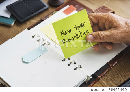 New Year Resolution News Concept 26465490