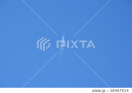 青空･ひこうき雲（秩父ミューズパーク／埼玉県秩父市） 26467014