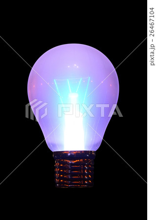 Electric Bulb On Dark 26467104