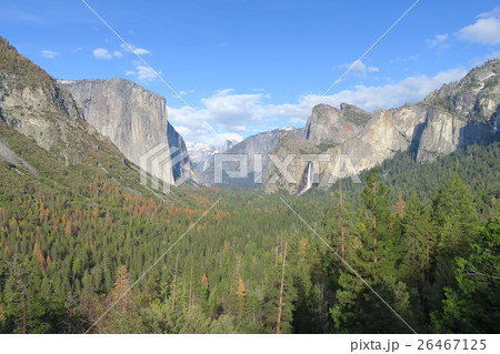ヨセミテ国立公園トンネルビュー Yosemite National Park Tunnel View 26467125