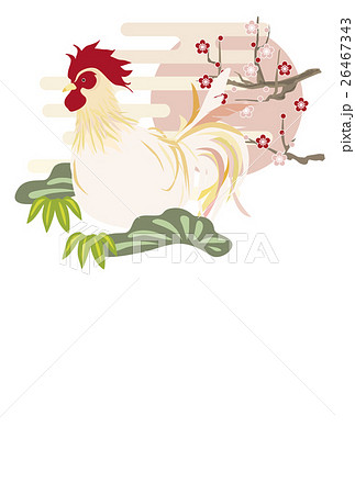 酉年　雄鶏と松竹梅 26467343