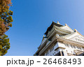 Osaka castle with blue sky background at Japan 26468493