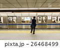 Business man waiting a railway train  26468499