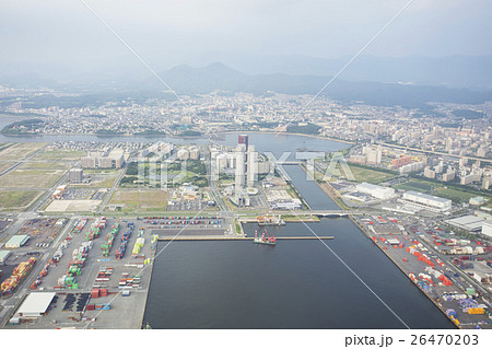 上空から見た福岡市アイランドシティ 上空から見た福岡市アイランドシティ 26470203