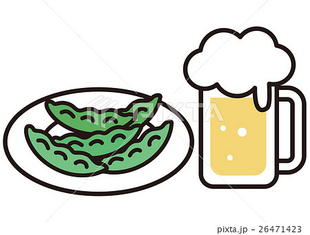枝豆とビール 26471423