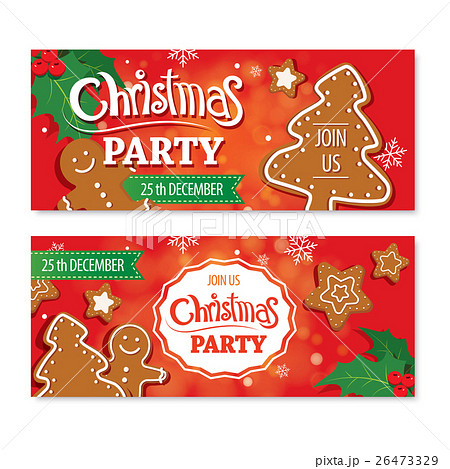 Invitation merry christmas card design template. 26473329