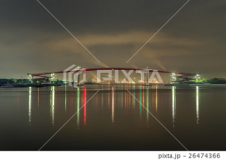 日本一の歩道橋 中の島大橋 夜景 26474366