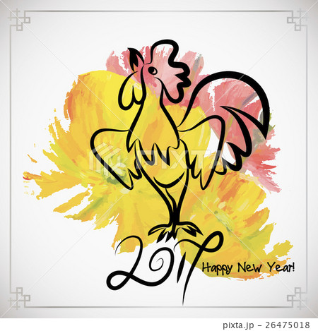 Rooster chinese new year design graphic 26475018