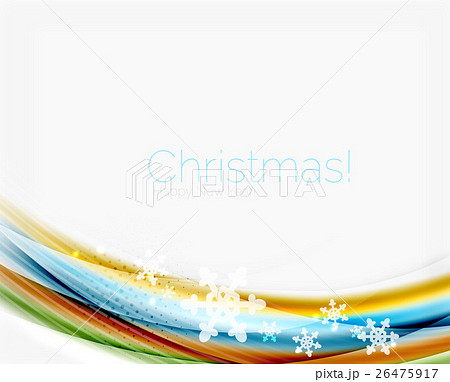 Wave with snow background 26475917