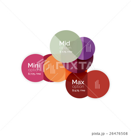 Circle business option diagrams 26476508