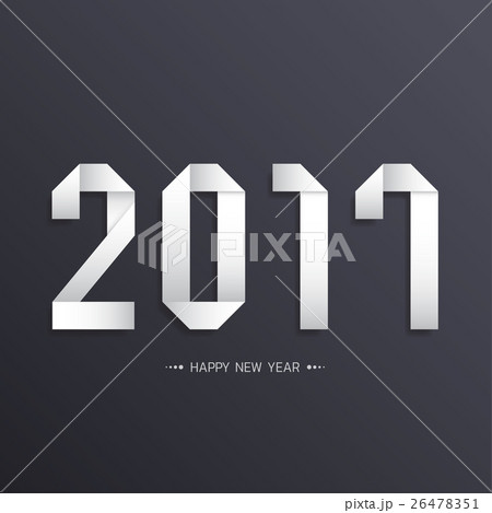 Happy new 2017 year. Greetings card. Colorful  Happy new 2017 year. Greetings card. Colorful  26478351