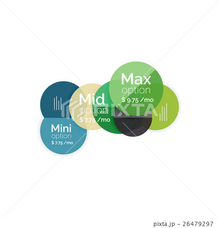 Business circle infographic banner template 26479297