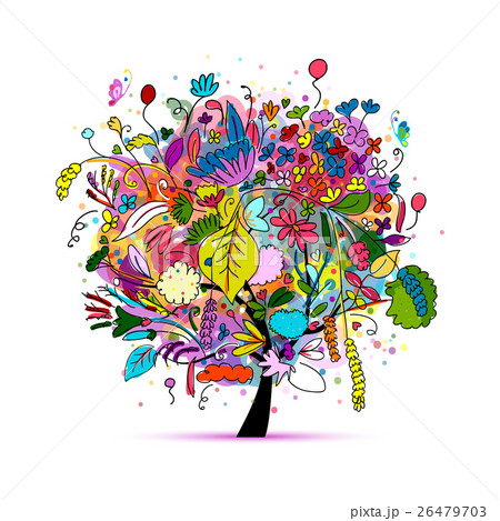 Floral tree for your design 26479703