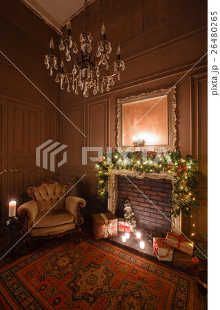 Calm image of interior Classic New Year Tree 26480265
