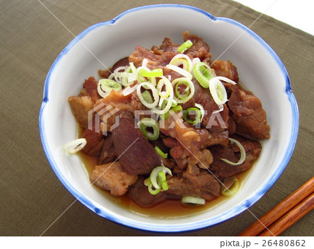 スジ肉（牛スジと豚スジ）のおいしい煮込み　食事イメージ 26480862