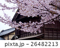 桜と日本家屋 26482213