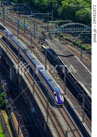 高架を通過する新幹線 26482872