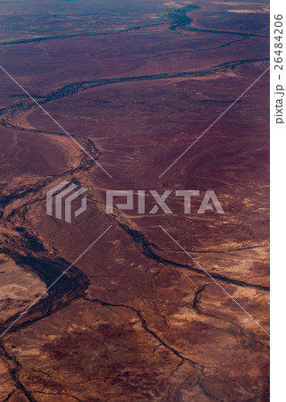空から見たオーストラリアの荒野の風景 26484206