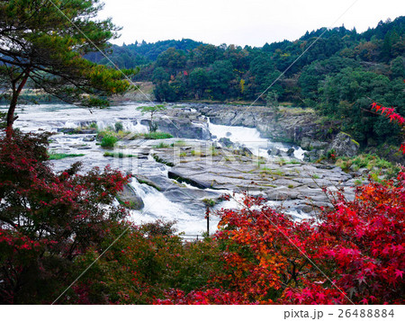 紅葉の曽木の滝 東洋のナイアガラ4 紅葉の曽木の滝 東洋のナイアガラ4 26488884