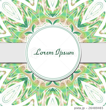 Abstract pattern mandala invitation frame. Mandala Abstract pattern mandala invitation frame. Mandala 26489465