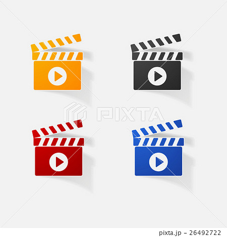 Sticker paper products realistic element design Sticker paper products realistic element design 26492722