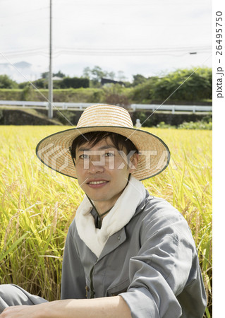 米農家男性 ポートレート 米農家男性 ポートレート 26495750