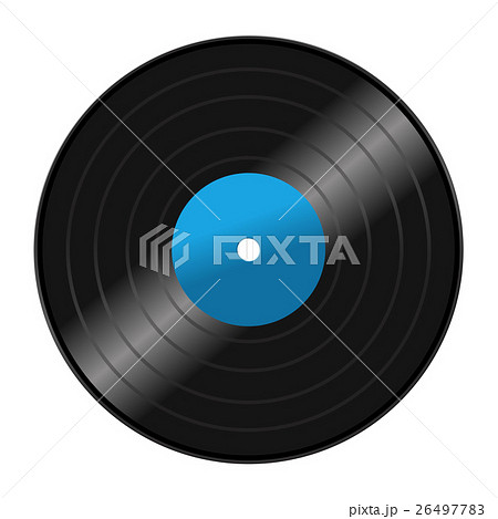レコード盤のイラストのイラスト素材 26497783 Pixta