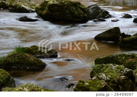 小田深山の紅葉、渓流に映って 小田深山の紅葉、渓流に映って 26499097