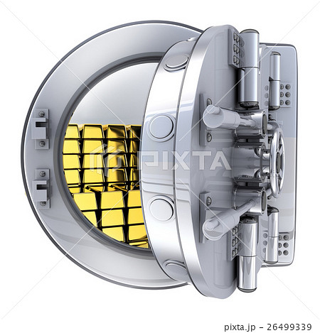 Safe and gold 26499339