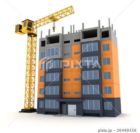 Tower crane building construction 26499356