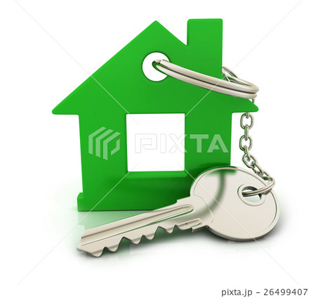 Abstract home and key 26499407