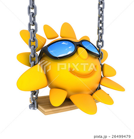 Abstract Sun and swing 26499479