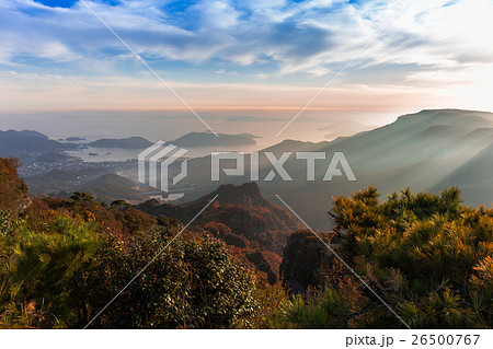 寒霞渓展望台からの夕焼け 26500767
