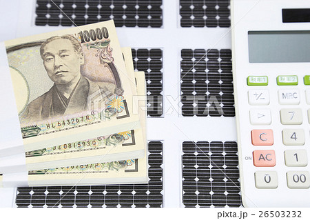 ソーラーパネルの投資　売り上げイメージ 26503232