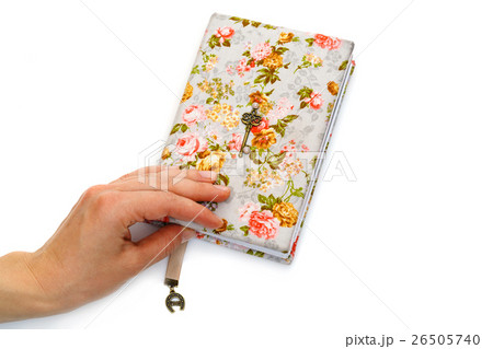 Handmade notebook with horseshoe bookmark 26505740