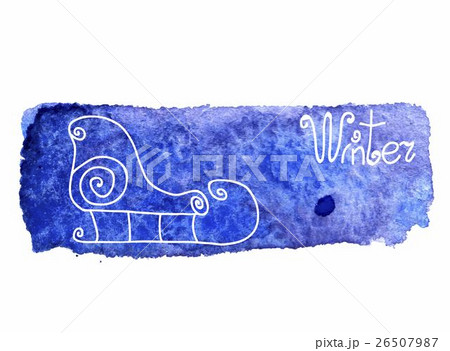 vector watercolor snowflakes 26507987