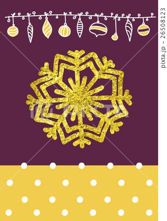 Vector Christmas Calligraphic Design snowflake 26508123