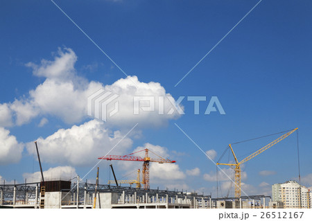 construction of a shopping center construction of a shopping center 26512167