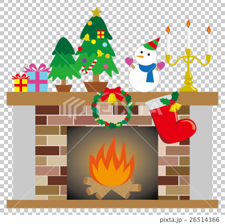 聖誕節和壁爐 26514366
