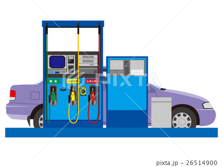 給油機と自動車 26514900