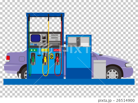 給油機と自動車 26514900
