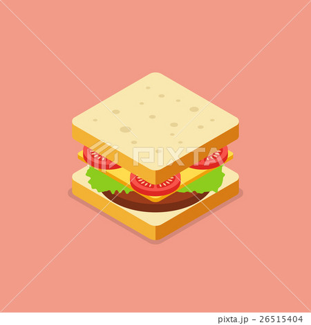 Sandwich isometric style Sandwich isometric style 26515404