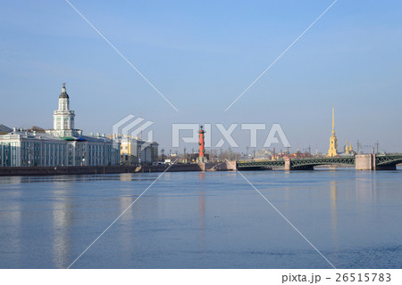 Palace Bridge and Neva River. 26515783