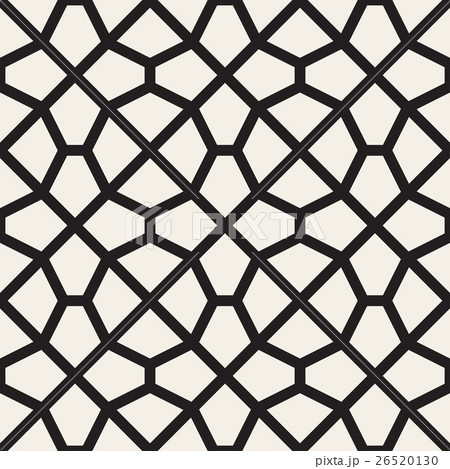 Vector Seamless Mosaic Lattice Pattern 26520130