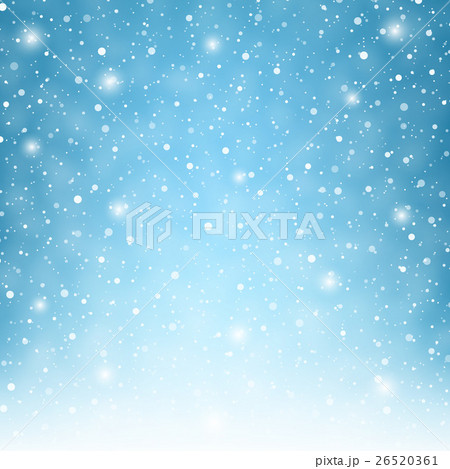 Flying snowflakes on blue background. Flying snowflakes on blue background. 26520361