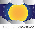 big full moon and cloud background in the night 26520382