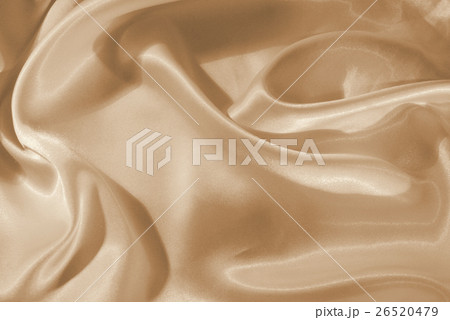 Smooth elegant golden silk as wedding background 26520479