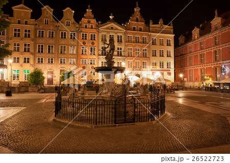 Old Town of Gdansk by Night in Poland Old Town of Gdansk by Night in Poland 26522723