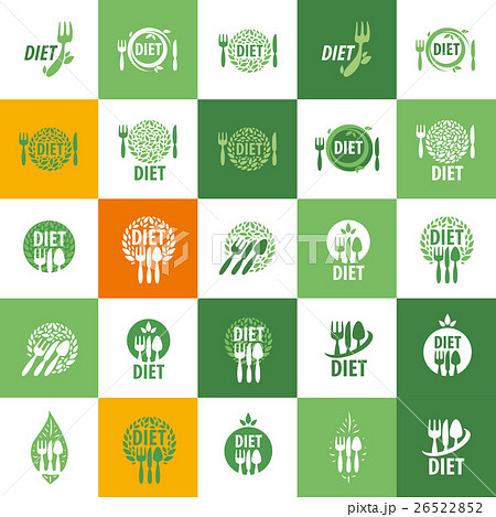 vector logo for diet 26522852